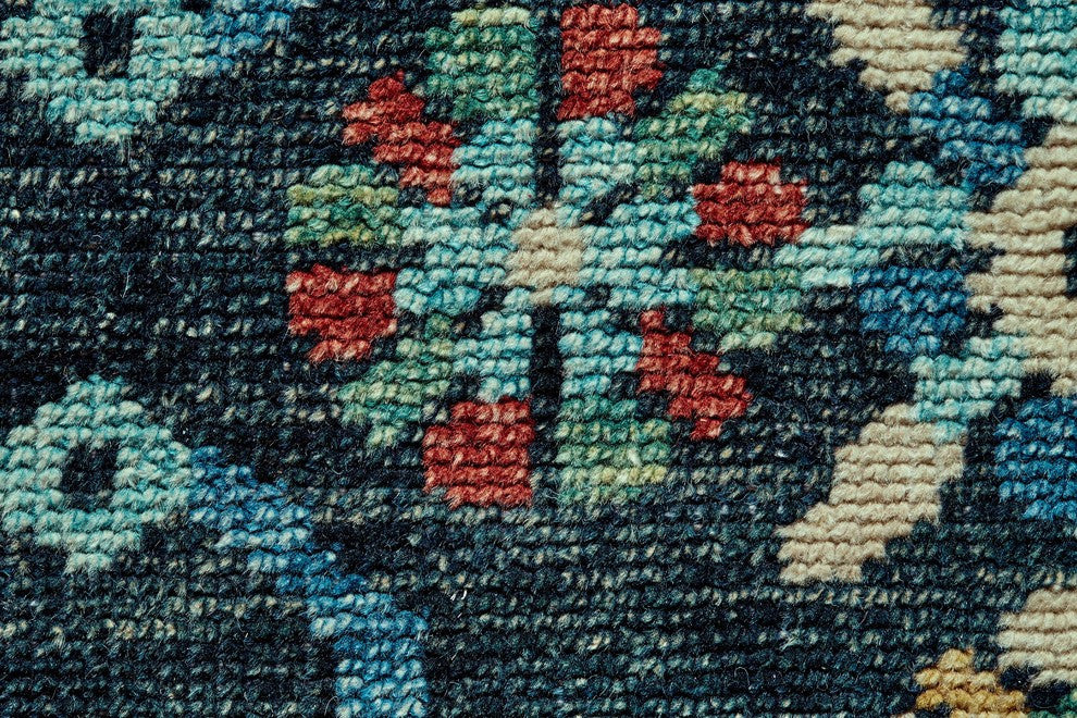 Weave & Wander Bashyr Rug, Blue, 9'6"x13'6"