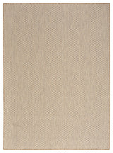 Nourison Courtyard 5' x 7' Jute Ivory Modern Rug