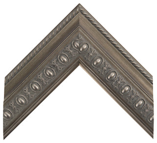 Imperial Nickel Framed Wall Mirror, 28"x60"