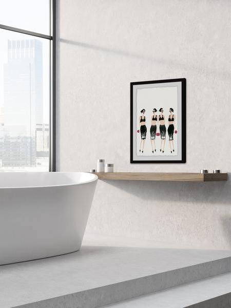 "Night Out" Framed Painting Print, 30"x45"