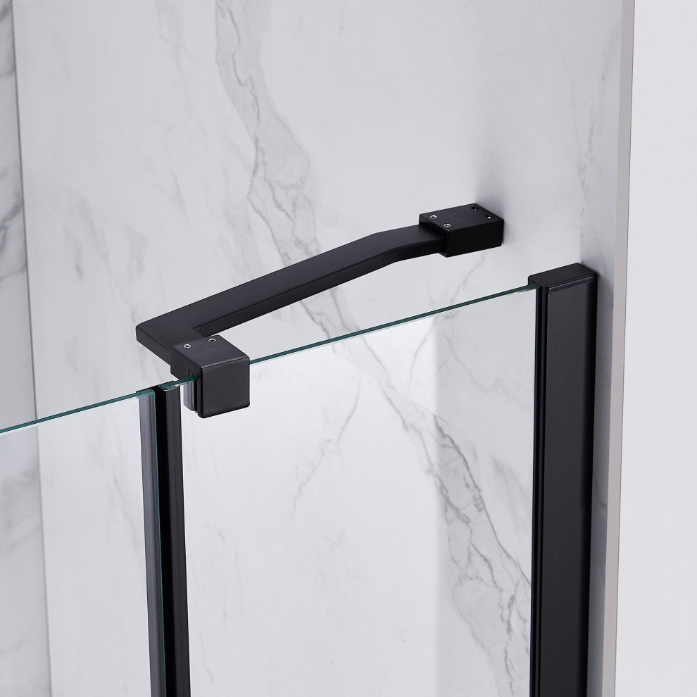 Ove Decors Annie 48" Tempered Shower Panels, Satin Nickel