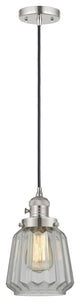 Innovations 201CSW-PN-G142-LED 1 Light Pendant, Switch, Polished Nickel