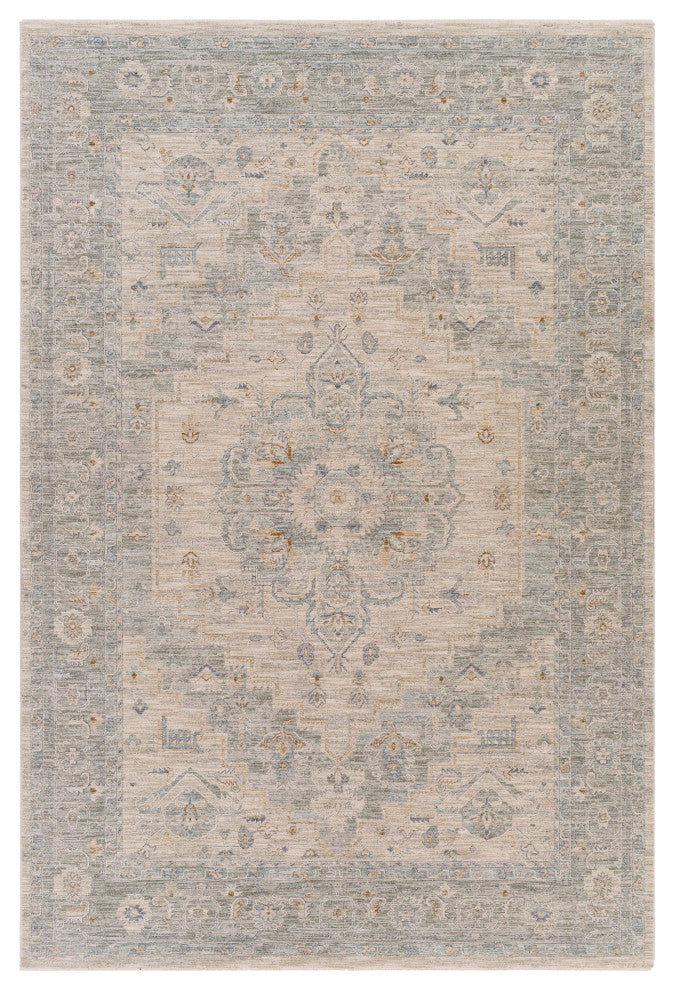 Avant Garde AVT-2302 Traditional Light Blue 6'7"x9'6" Area Rug