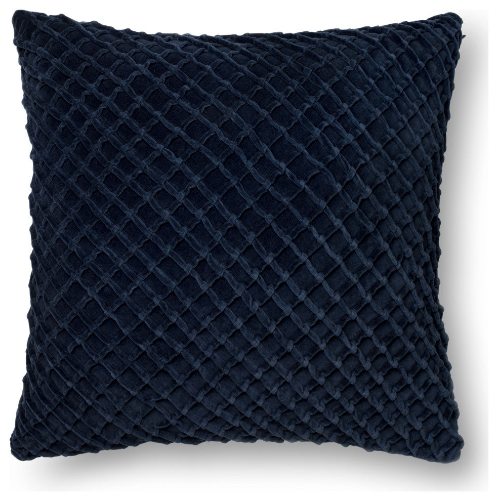 Navy 22"x22" Decorative Accent Pillow