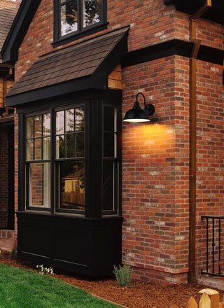 Home Living 9.5" Outdoor Wall Sconce, Black