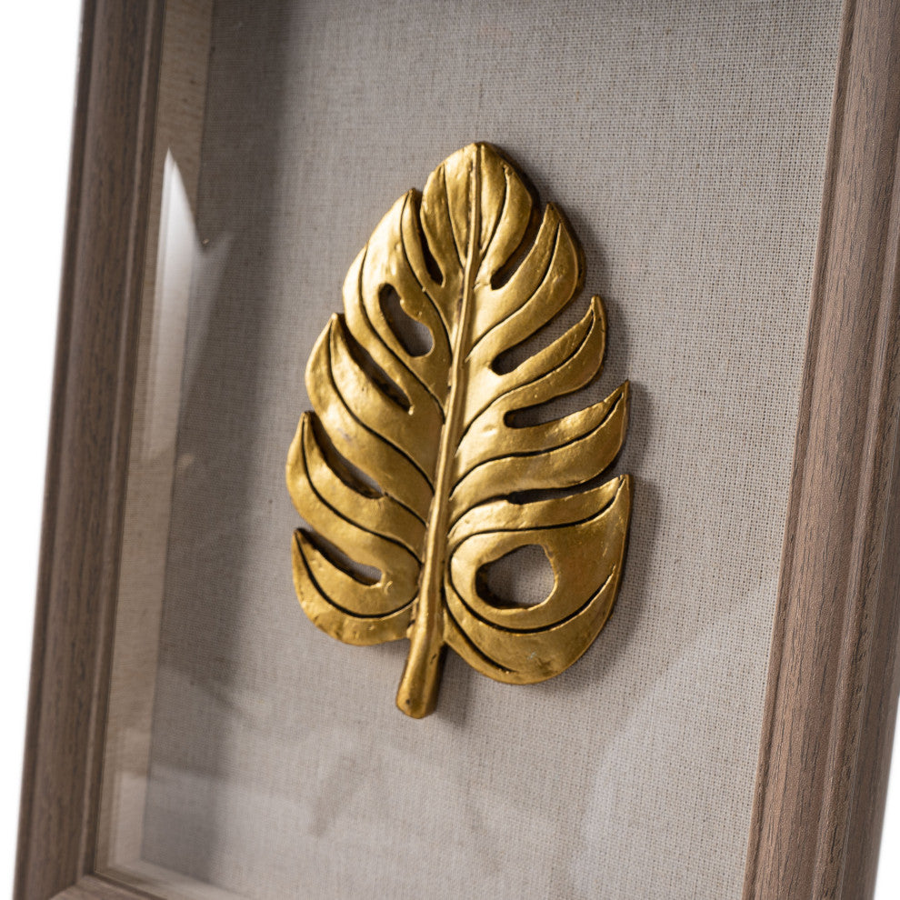 Golden Leaves, Shadow Box, Leaf 3