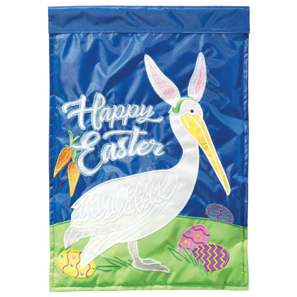 Flag Happy Easter Pelican 29x42