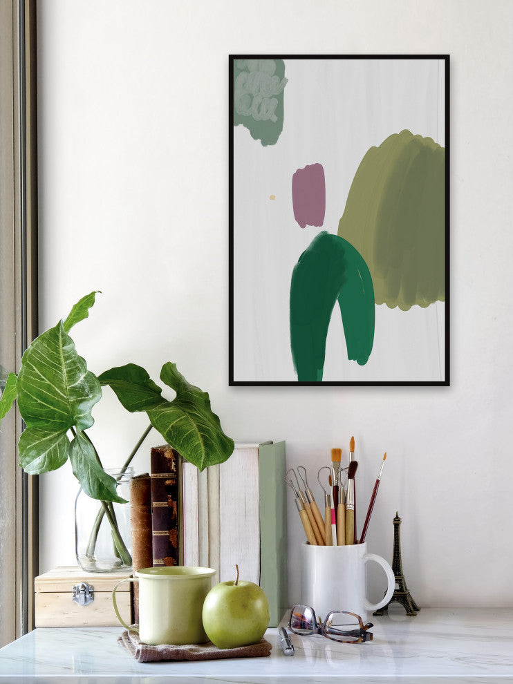 "Unique Magic" Floater Framed Painting Print on Canvas, 16x24
