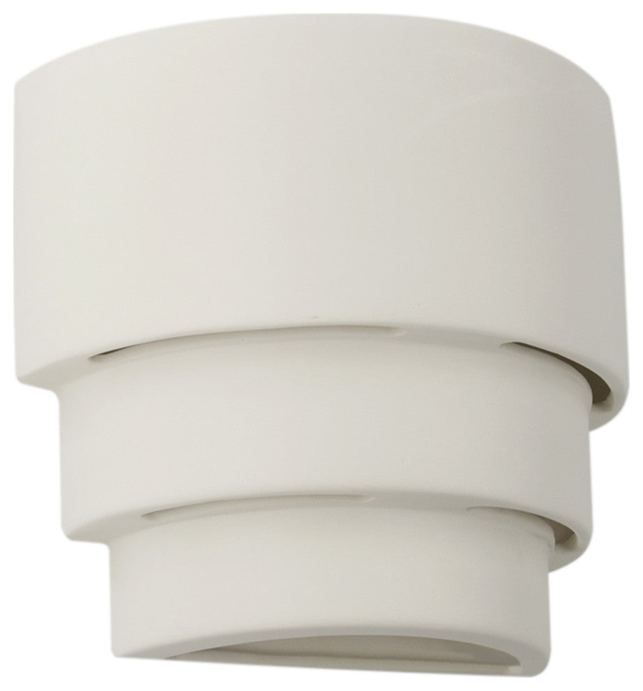 Dara Outdoor Wall Light, Dark Bronze, Open Top