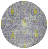 Byzantine Jewel Lilac 16" Round Pebble Placemat, Set of 4