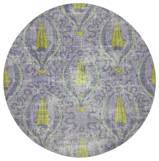 Byzantine Jewel Lilac 16" Round Pebble Placemat, Set of 4