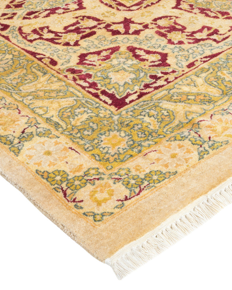 Mogul, One-of-a-Kind Hand-Knotted Area Rug Yellow, 10'1"x18'1"