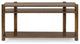 Safavieh Couture Edisyn Wood Console Table, Medium Oak