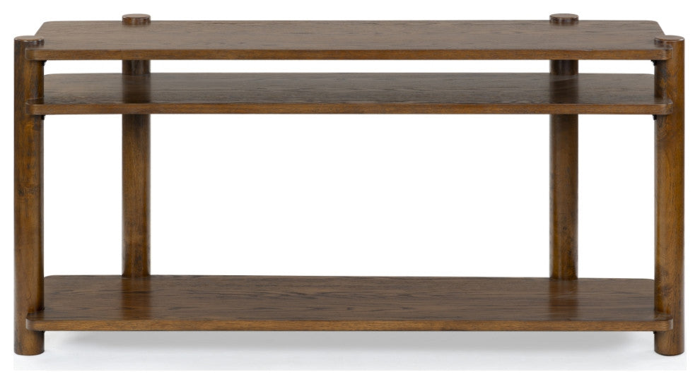 Safavieh Couture Edisyn Wood Console Table, Medium Oak