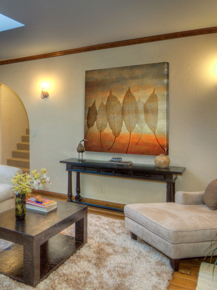 "Leafs" Fine Art Canvas Print, 40"x40"