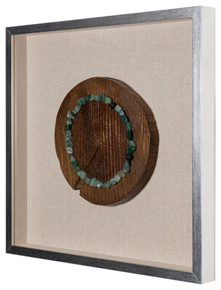 Nanya Wood and Stone Shadow Box Wall Decor