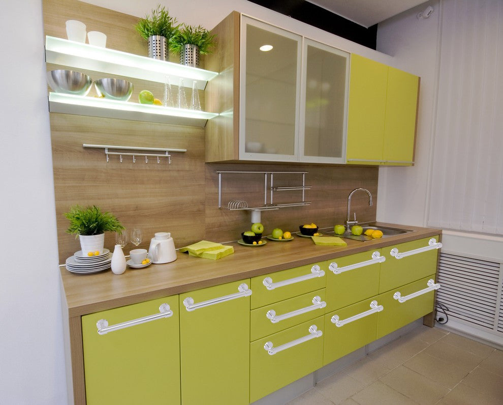 8" Door Pull, Brushed Bronze