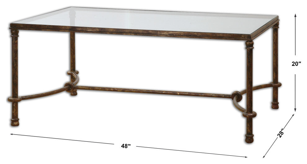 Uttermost Warring Iron Coffee Table