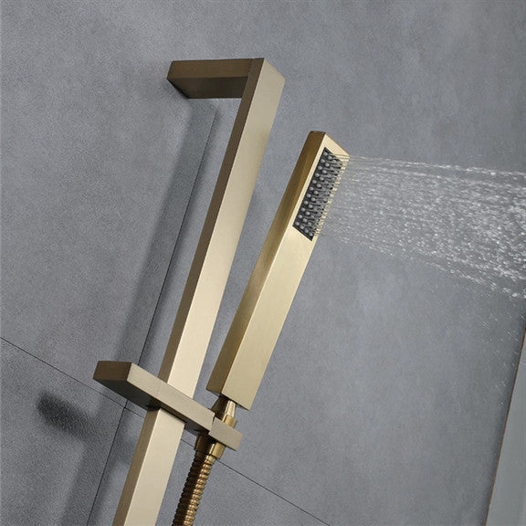 Rainfall Musical Shower System With Hand Shower, Style C-Phone Control Light