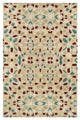 Kaleen Hand-Tufted Rosaic Wool Rug, Beige, 3''6"x5''6"