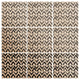 Deny Designs Wonder Forest Sketchy Chevron Wood Wall Mural, 4'x4'
