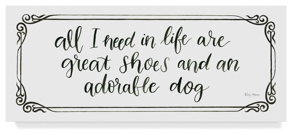 Emily Adams 'Furry Fashion Friends Vi' Canvas Art, 24"x10"