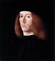 Andrea Solario Portrait of a Young Man, Gallery Wrapped Canvas Print, 20"x25"