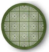 Greek New Key Rug, Scallion, 5' Round