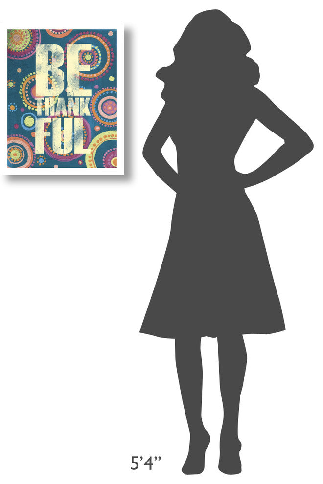 "Bright Be Thankful" Digital Paper Print by Anne Tavoletti, 18"x22"