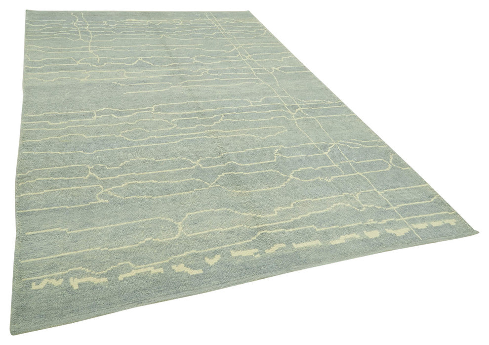 Rug N Carpet - Handmade Decorative 6' 5'' x 10' 0'' Moroccan Area Rug