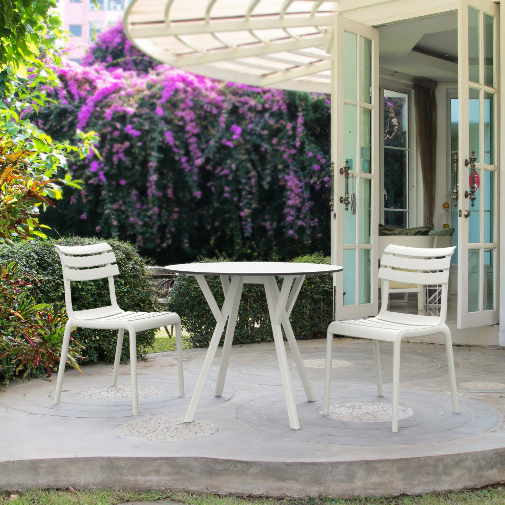 Max Round Table 35" White