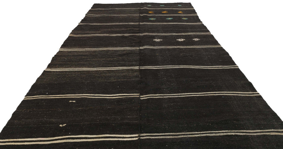 Vintage Anatolian Kilim Rug 6' 2" x 12' 4", 74 in. x 148 in.