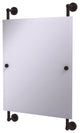 Waverly Place Rectangular Frameless Rail Mounted Mirror, Antique Bronze