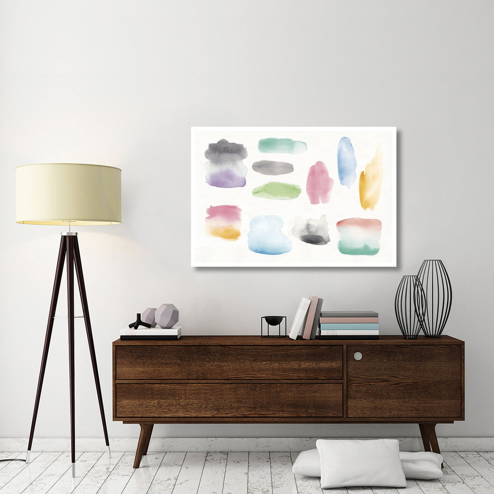 "Watercolor Swatch Bright" Digital Paper Print by Elyse DeNeige, 50"x34"