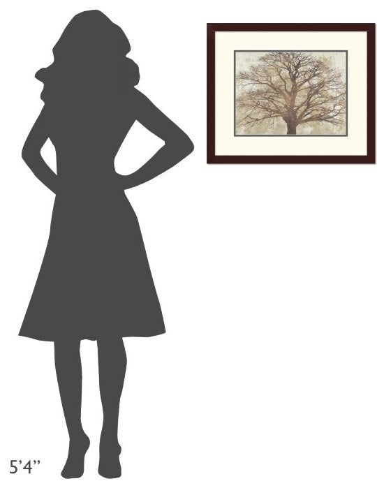 "Sacred Oak" Framed Digital Print by Alessio Aprile, 24x20"