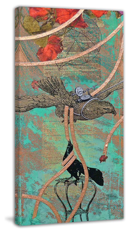 "Upsilon" Painting Print on Canvas by Tracy Silva Barbosa