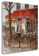 "Cafe Saint - Louis" By Noemi Martin, Giclee Print on Gallery Wrap Canvas