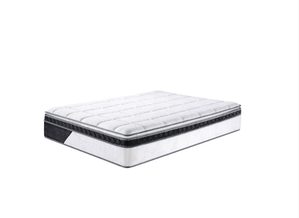 Breathable 14"? Medium Euro Top Gel Memory Foam Hybrid Mattress, King
