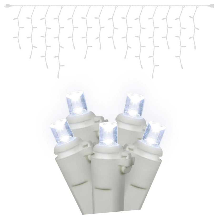 Vickerman X6W3305 70 Cool White Wide Angle Led, 9'' Christmas Mold Light Strand