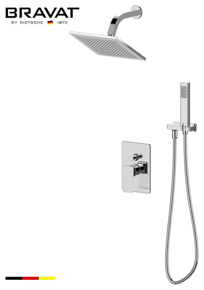 Bravat Stylish Chrome Finished Ceiling Mount Bathroom Faucet