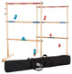 Double Wooden Ladder Toss with 6 Bolas by Hey! Play!