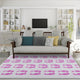 Indoor/Outdoor Seabreeze SZ15 Flamingo Machine Washable 3' x 5' Rug
