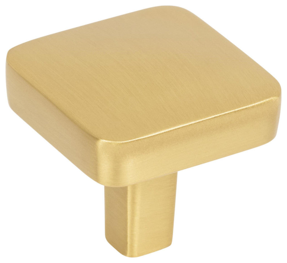 Jeffrey Alexander 905 Whitlock 1-1/4" Square Cabinet / Drawer - Brushed Gold