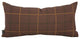 Howard Elliott Oxford Chocolate Kidney Pillow