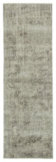 Rug N Carpet - Handwoven Oriental 3' 1" x 9' 9" Faded Kitchen Runner Rug