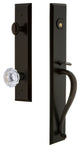 Fifth Avenue 1-Piece Dummy Handleset, S Grip and Fontainebleau Knob, 849503