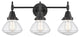 INNOVATIONS LIGHTING 447-3W-BK-G324 Caden 3 Light 26 inch Bath Vanity Light