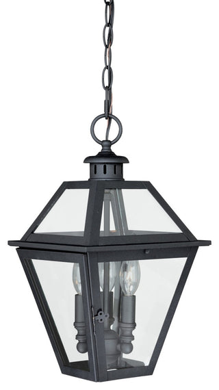 Nottingham 9-in Outdoor Pendant Textured Black