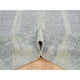 Gray, Jacquard Hand Loomed, Wool and Plant Based Silk, Rug, 6'0" x 9'0"