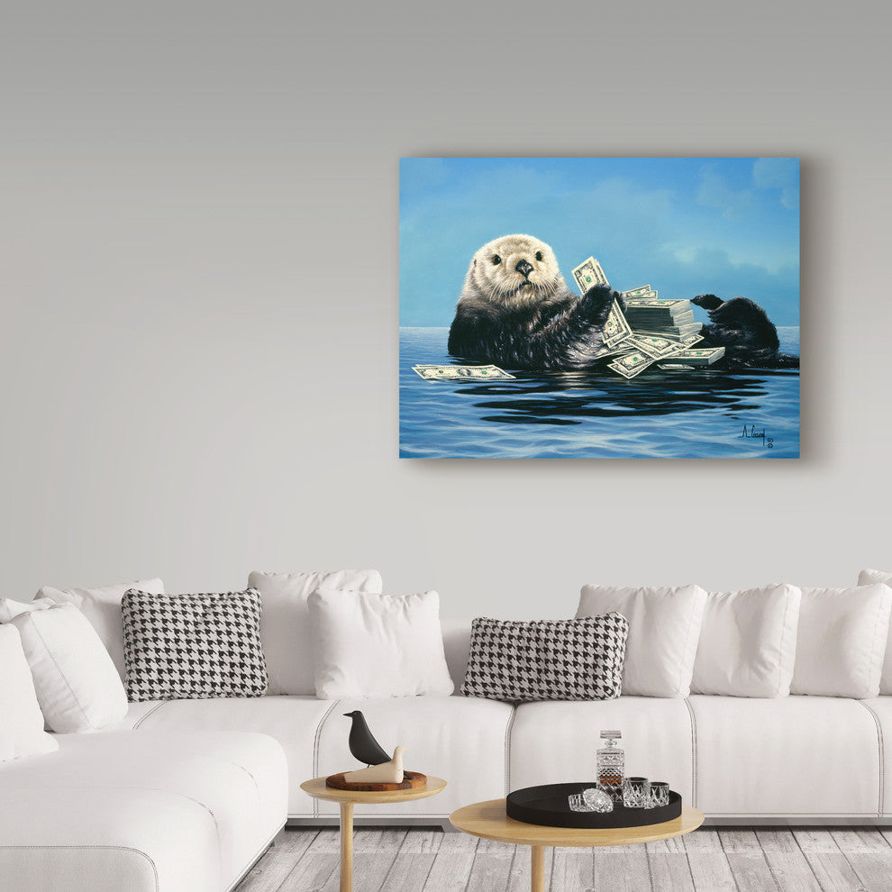 "Rich Otter 1" by Anthony Casay, Canvas Art, 24"x18"